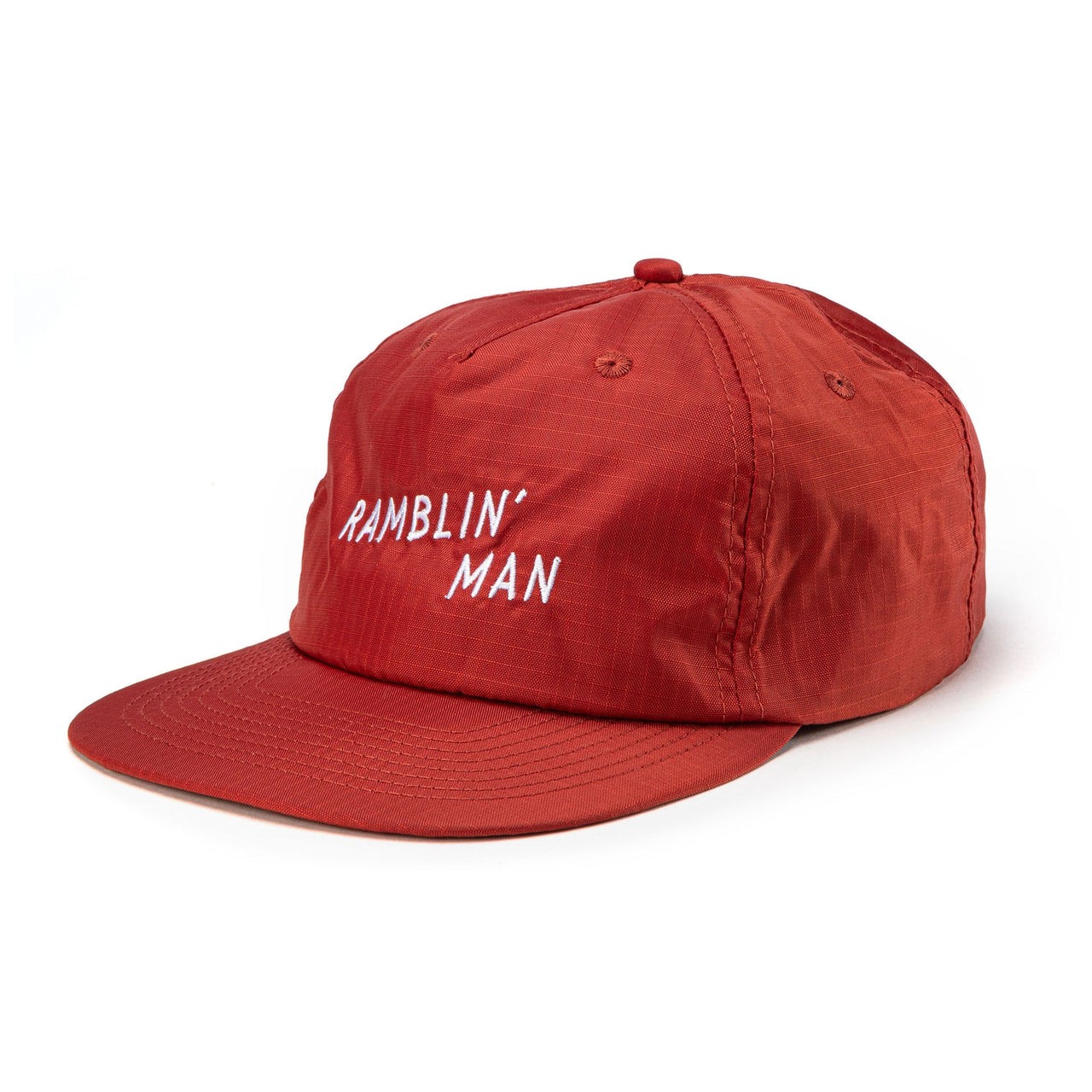 Ramblin' Man Ripstop Snapback Hat | Brick Red