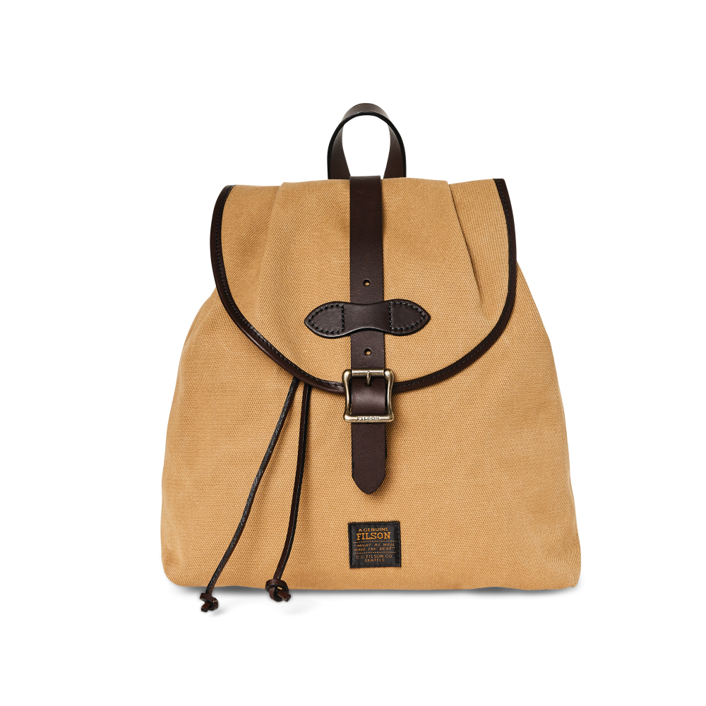 Drawstring Backpack | Tan