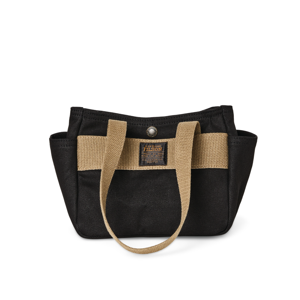 Small Open Tote Bag | Black