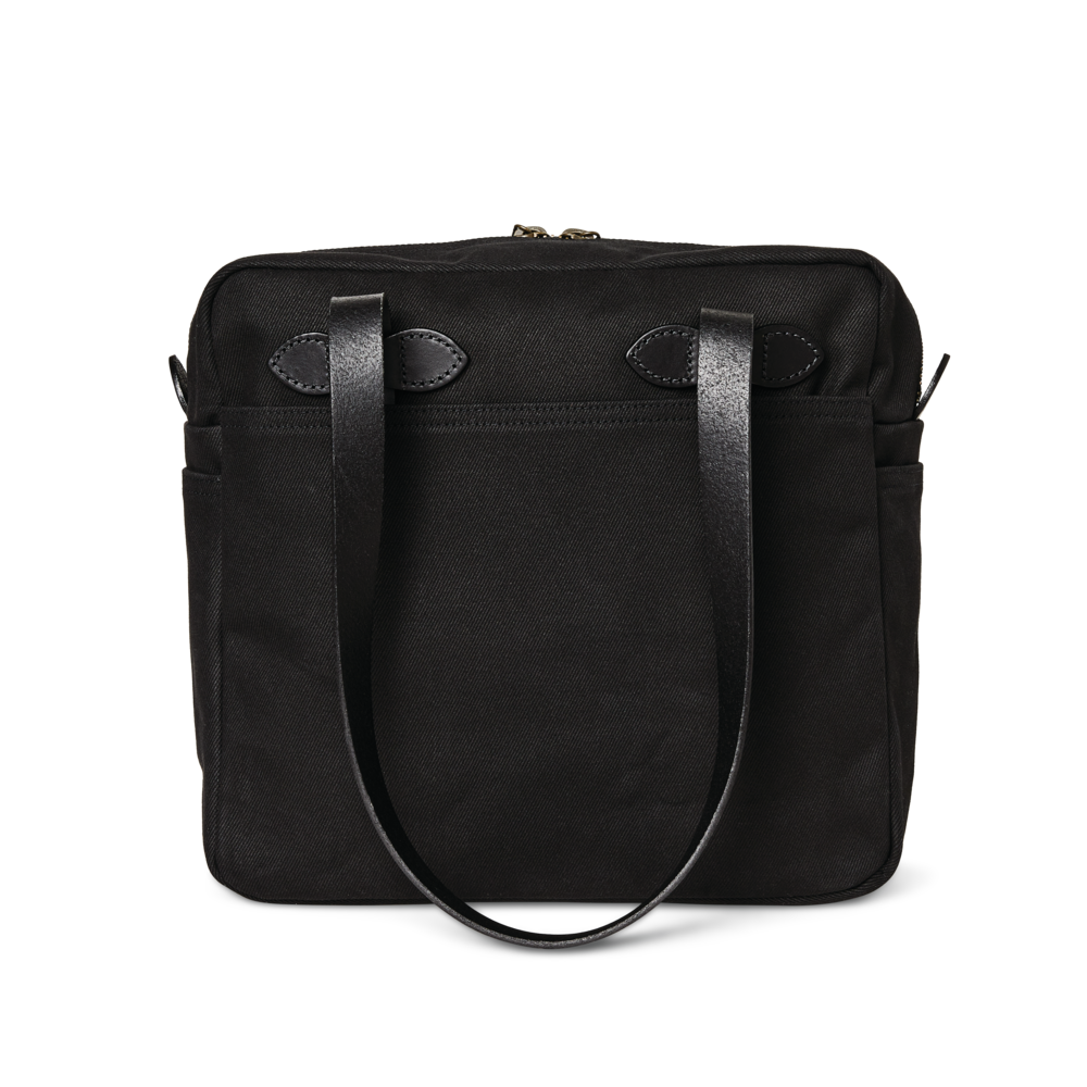 Small Zipper Tote Bag | Black