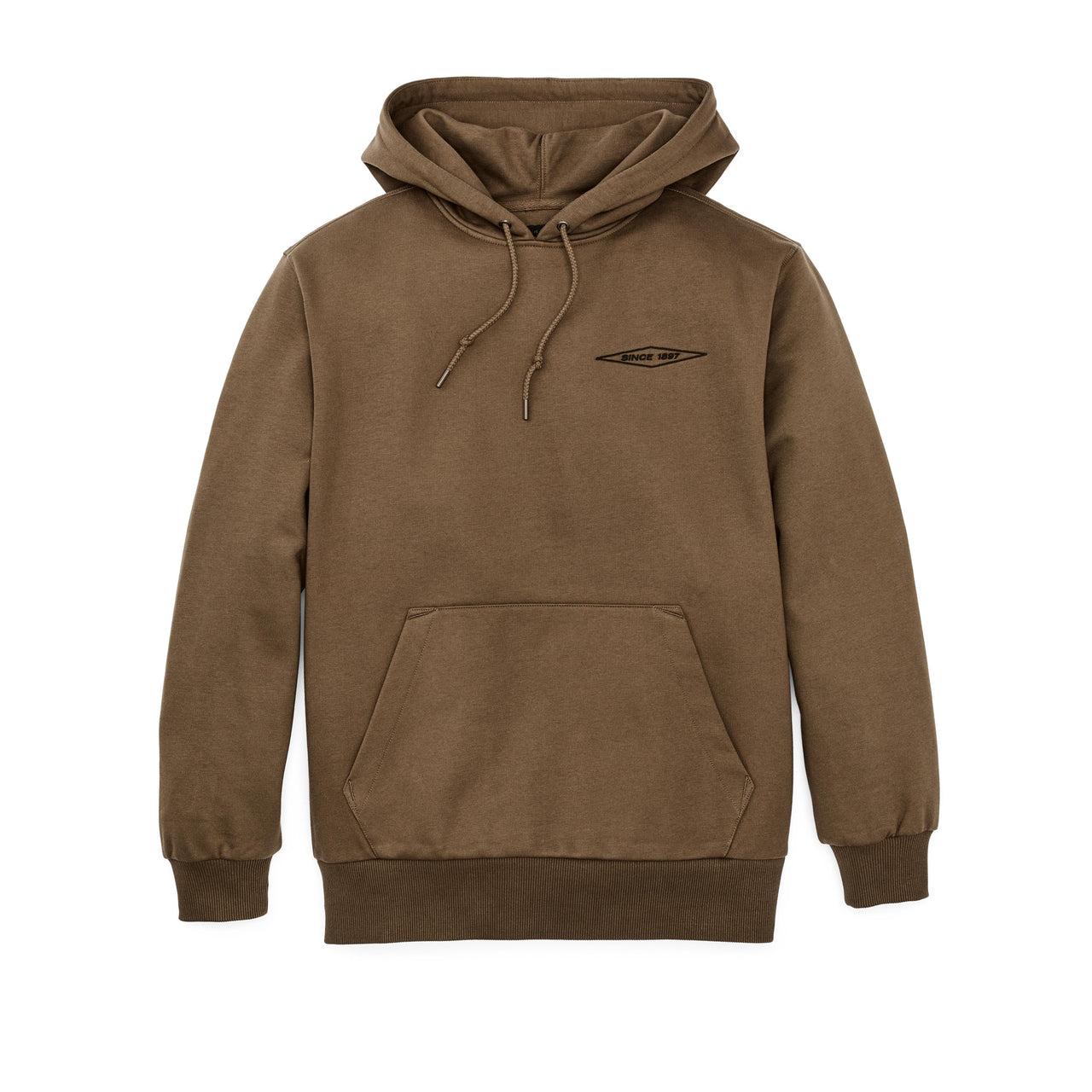 Prospector Embroidered Hoodie | Dark Tan