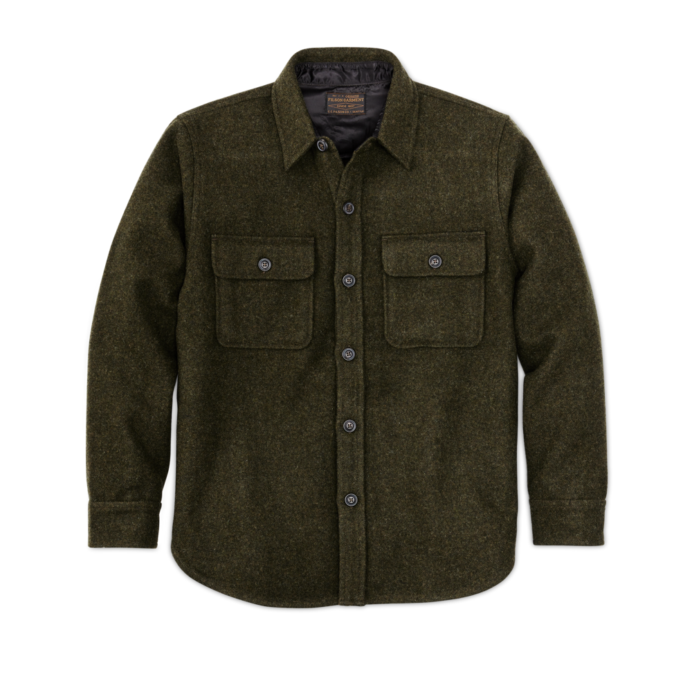 CPO Wool Jac-Shirt | Forest Green