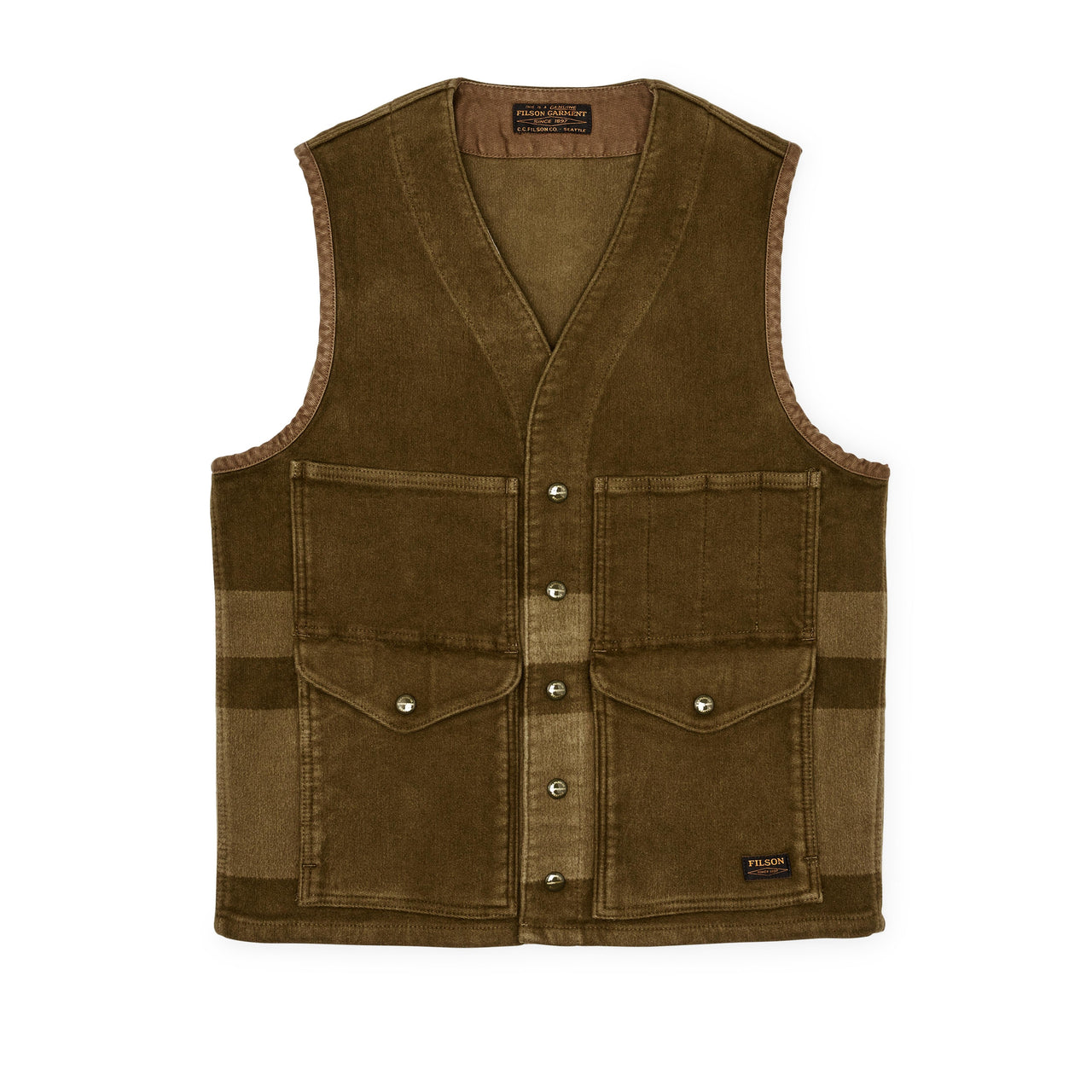 Beartooth Cruiser Vest | Marsh Olive Blanket Stripe