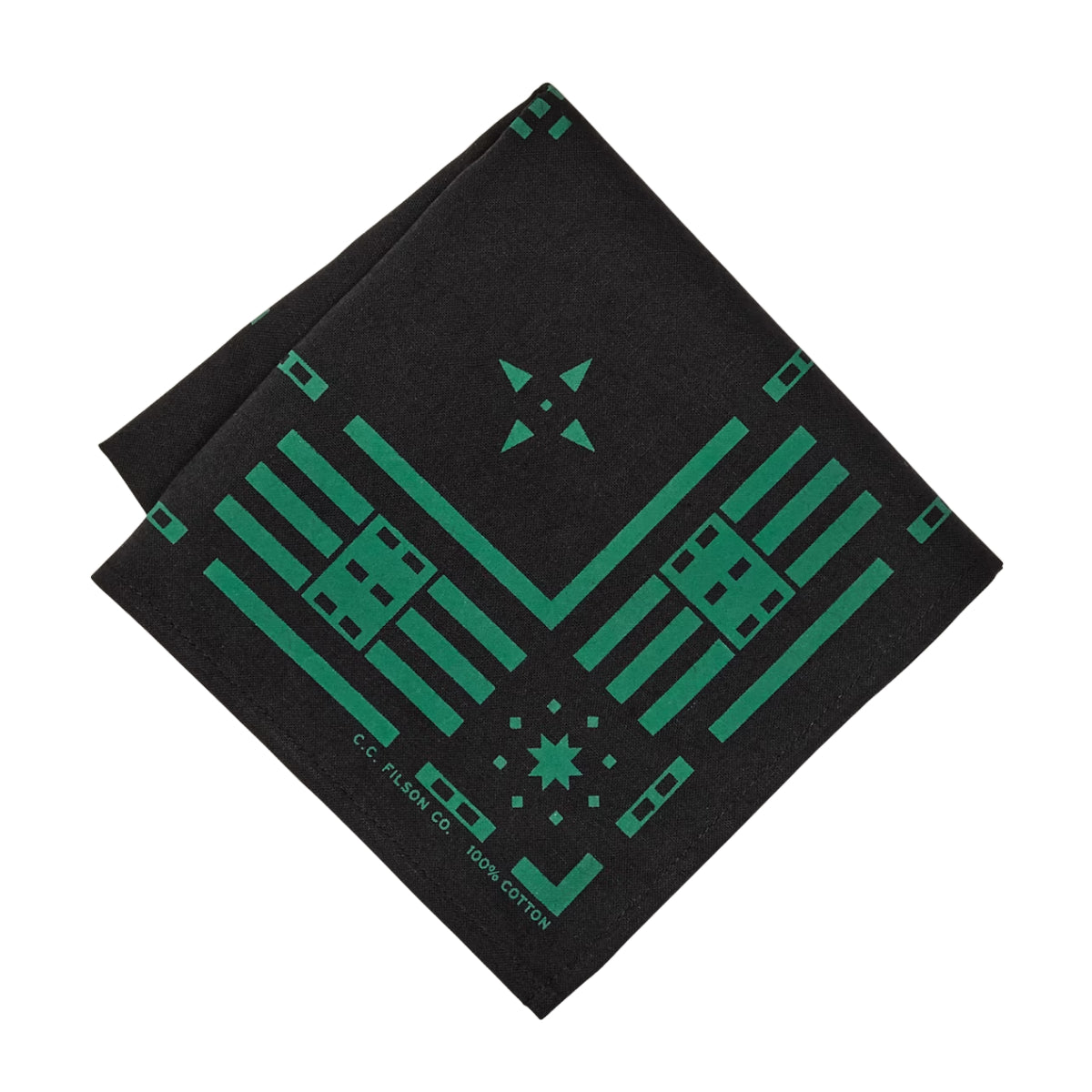 Navigator Bandana | Black & Teal