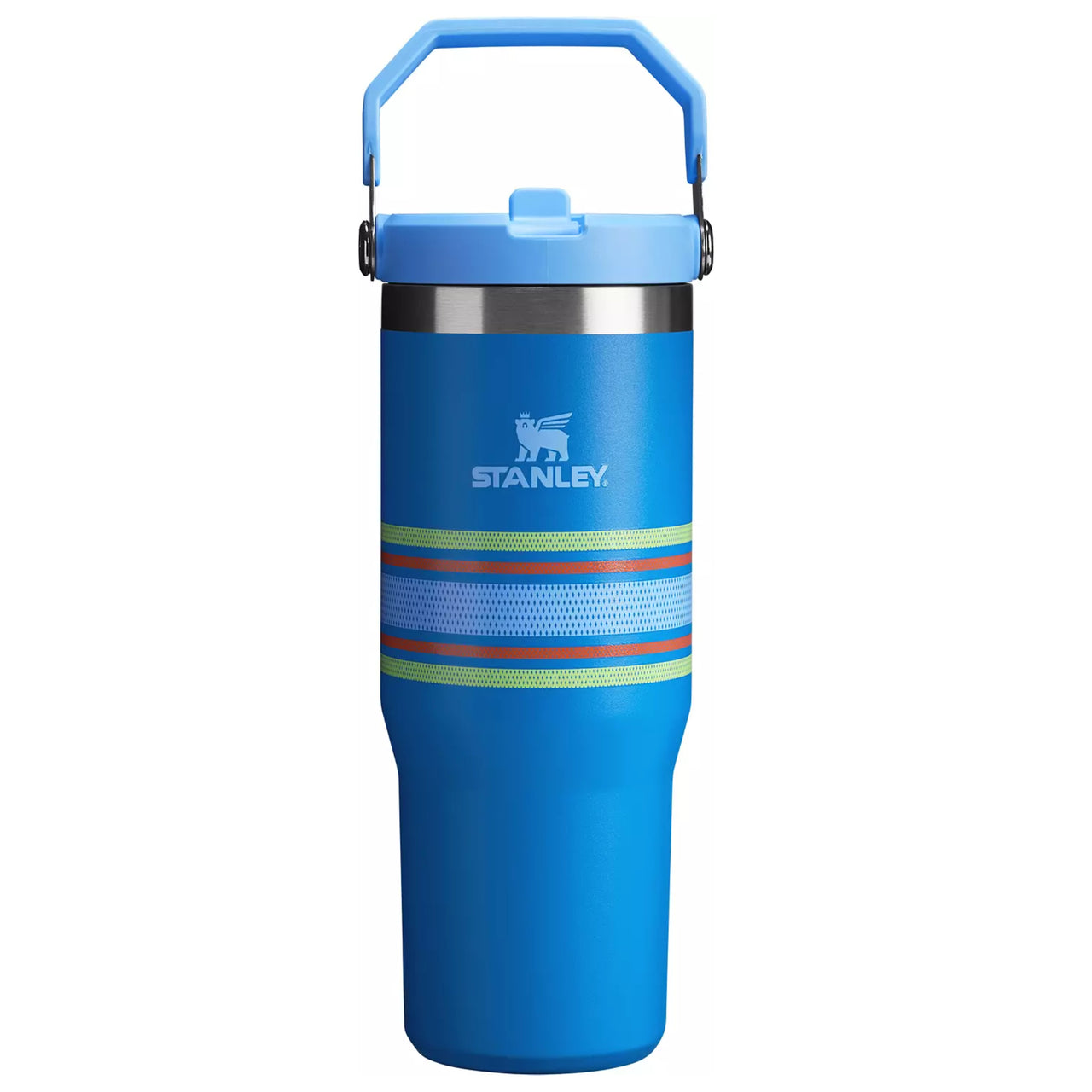 Varsity IceFlow Flip Straw Tumbler 30oz | Azure Mesh