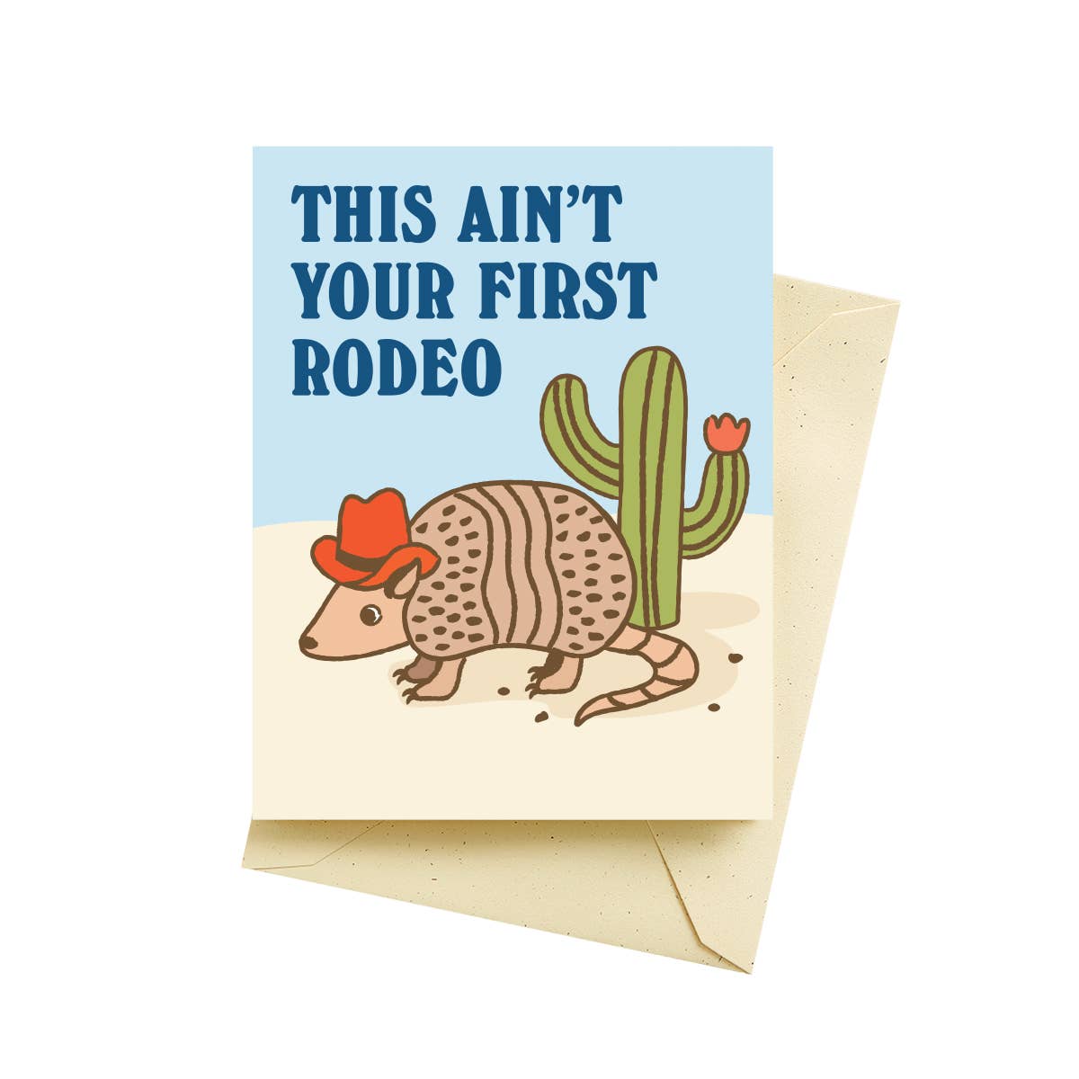 Armadillo Rodeo Card