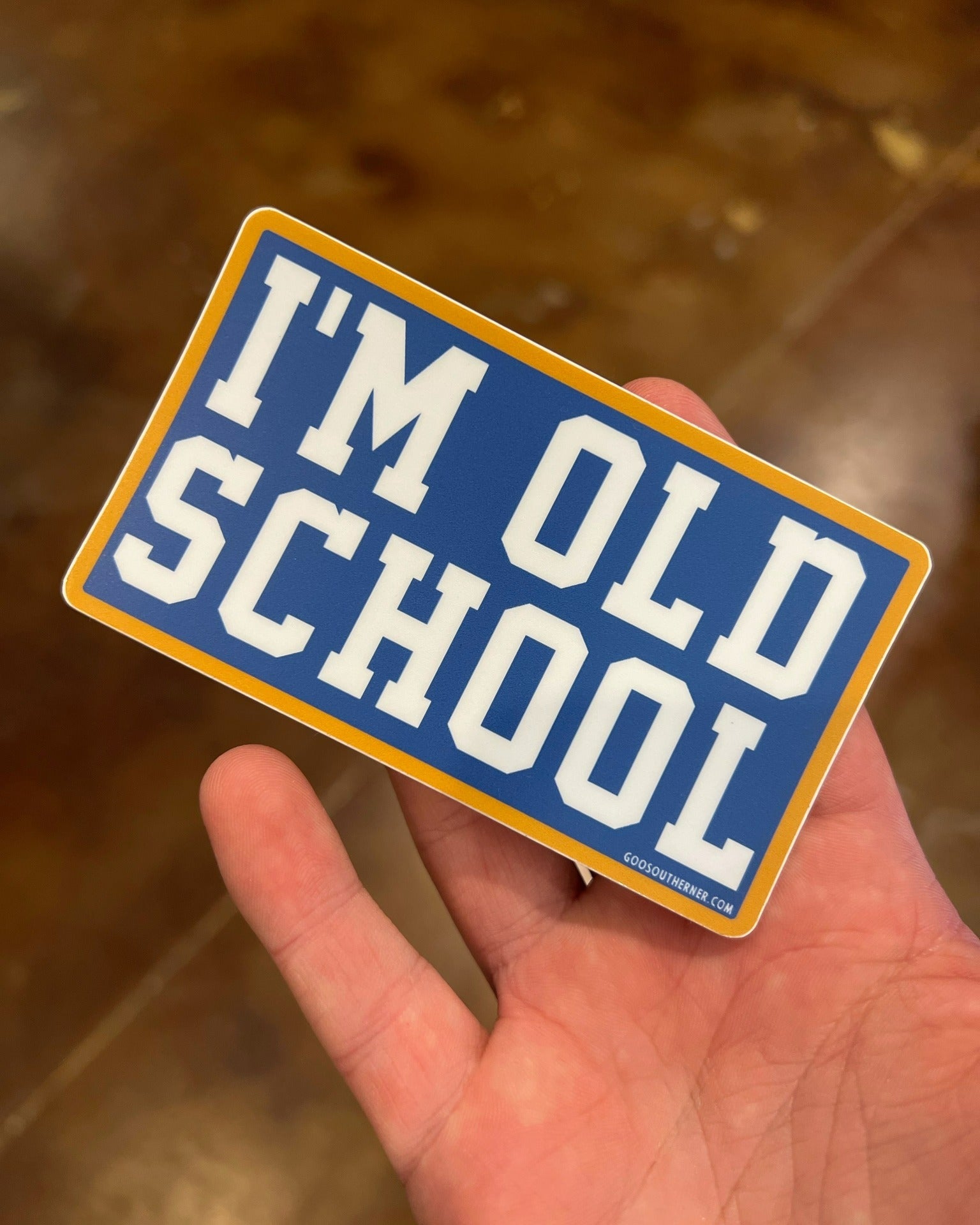 i'm old school トップ ステッカー