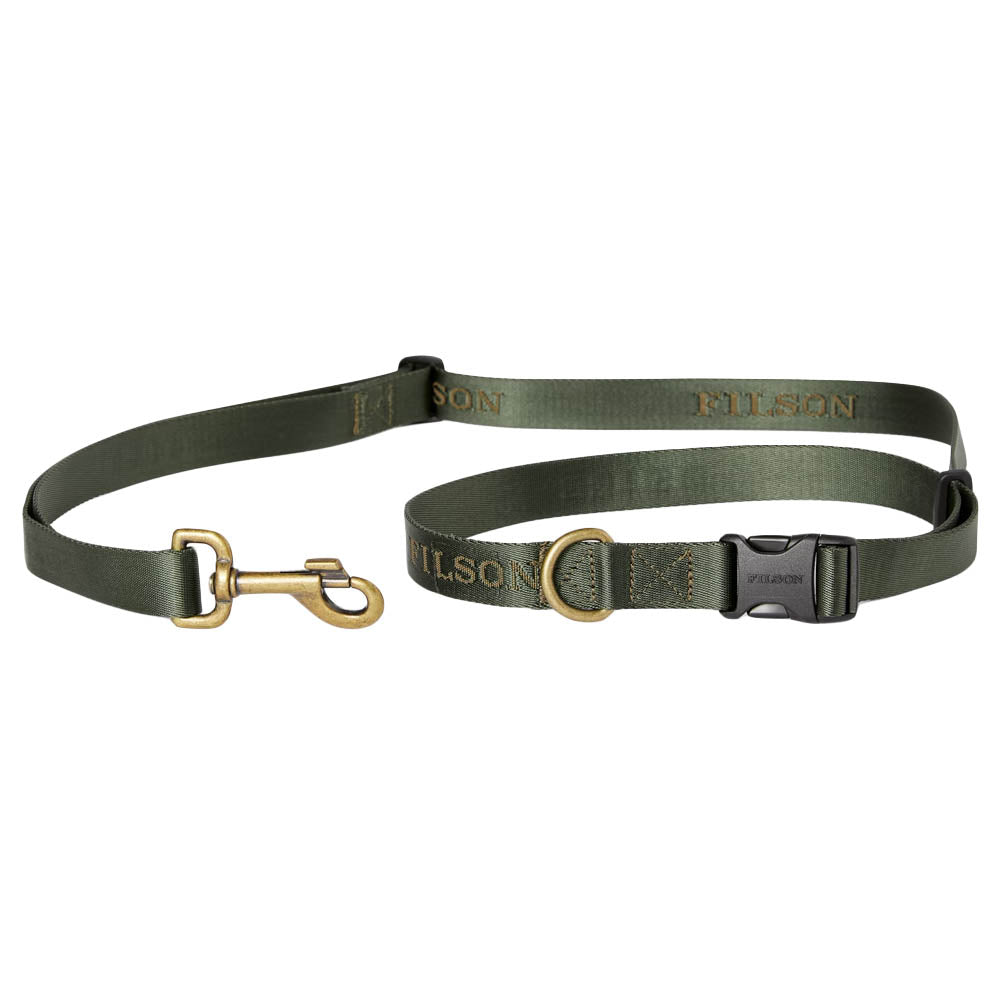 Adjustable Nylon Leash | Dark Timber