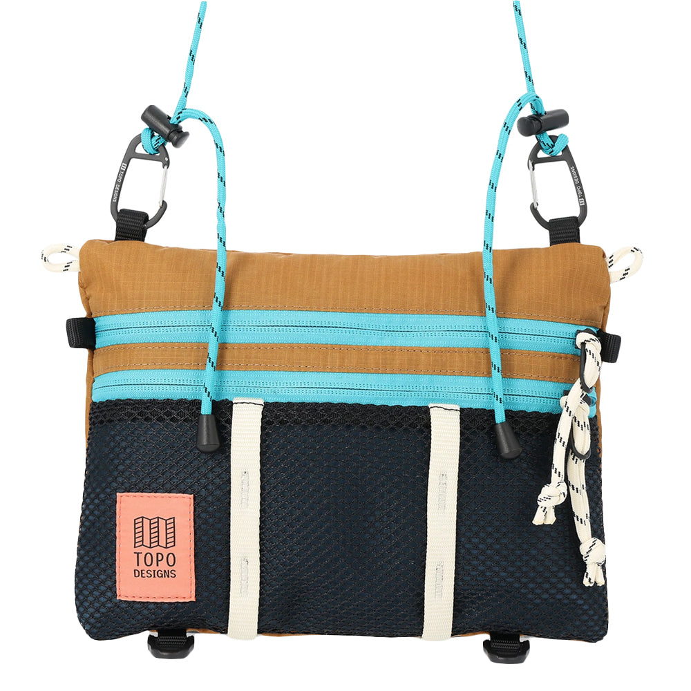 Mountain Accessory Shoulder Bag | Khaki & Pond Blue